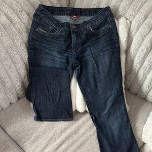 Lucky Brand Dark Blue Straight-Leg Jeans